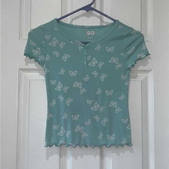 Adorable Brand New SO Kids Shirt Size M T 8 - Picture 1 of 6